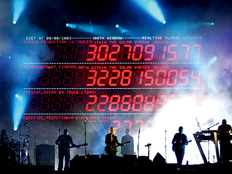 Massive Attack LED-fal Massive Attack LED-fal