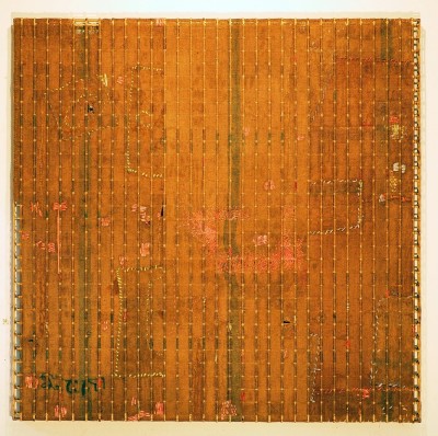 Sopheap Pich, Desert Planes No. 2, 2014, Bamboo, rattan, wire, burlap, plastics, oil based spray paint, 200 x 200 x 8 cm | 78.74 x 78.74 x 3.15 in, # PICH0005