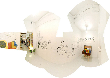 An Introduction to Sempe Wall mural for Woods in the Books Gallery by moof © Woods in the Books