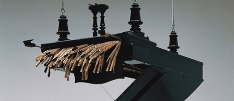 Rebecca Horn Exhibition - Rebellion in Silence, Dialogue between Raven and Whale