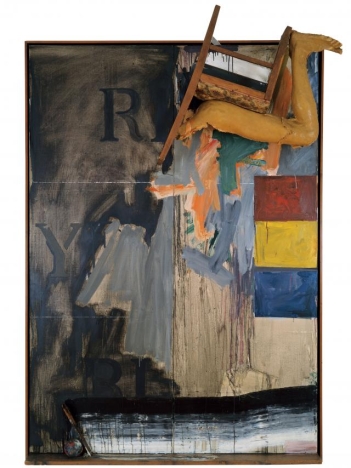 Watchman, Jasper Johns, 1964, Oil on canvas with objects (two panels) The Eli and Edythe L. Broad Collection Art © Jasper Johns/Licensed by VAGA, New York, NY