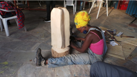 Mwandale Mwanyekwa at work