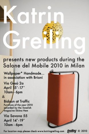 Salone del Mobile 2010 in Milan.