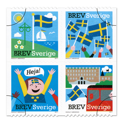 Swedish Stamps Collestion 2011