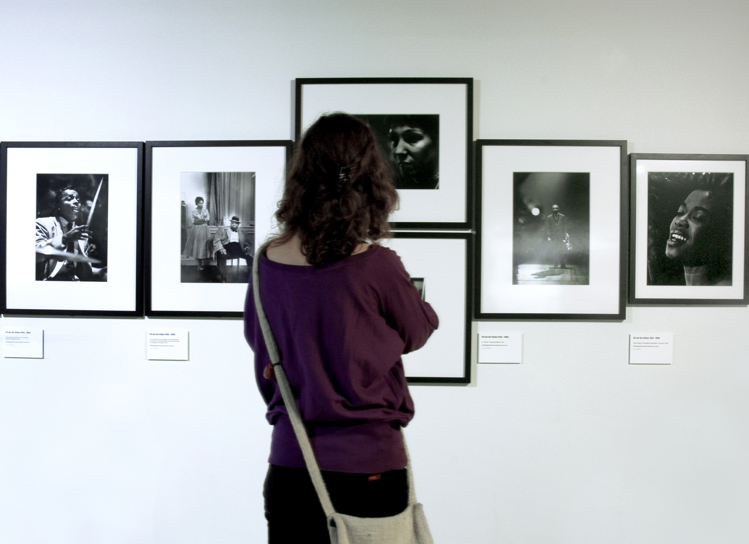 The exhibition JAZZ with photographs by Ed van der Elsken was on show at the Nederlands Fotomuseum from June 30 through September 23, 2007. Photo: Jan Adriaans & Job Janssen © Nederlands Fotomuseum