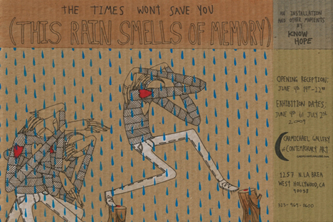 KNOW HOPE "THE TIMES WON’T SAVE YOU (THIS RAIN SMELLS OF MEMORY)"