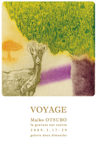 大坪麻衣子 銅版画展「VOYAGE」