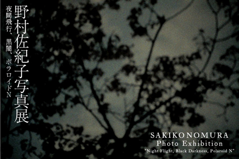 野村佐紀子写真展「夜間飛行、黒闇、ポラロイドＮ」