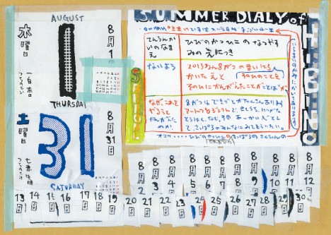 日比野克彦の夏休みの絵日記展