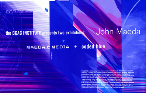 JOHN MAEDA “CODED BLUE”